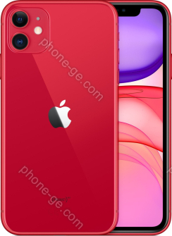 Apple iPhone 11 64GB rot