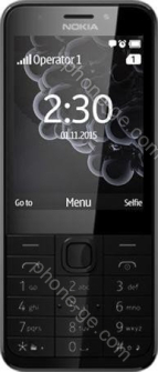 Nokia 230 Single-SIM black/silver