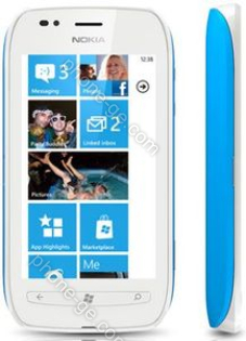 Nokia Lumia 710 with branding