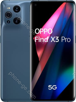 Oppo Find X3 Pro blue