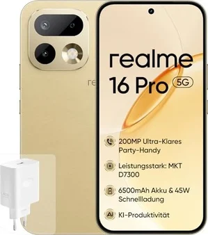 Realme 16 Pro 5G 256GB/8GB master gold