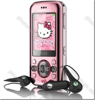 Sony Ericsson W395 happy pink