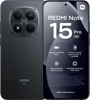 Xiaomi Redmi Note 15 Pro 5G 256GB/8GB Black