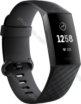 Fitbit Charge 3 activity tracker black/aluminium/graphite grey 