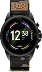 Fossil Gen 6 Smartwatch 44mm Green Camo Grosgrain 