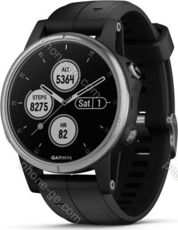 Garmin Fenix 5S Plus silver/black 