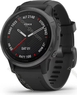 Garmin Fenix 6S Sapphire carbon grey dlc/black 