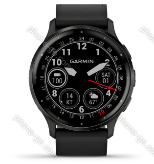 Garmin Venu 3 slate/black leather 