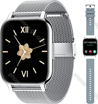 Popglory Smartwatch 1.85" silver/grey 