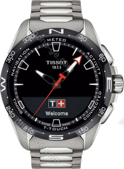 Tissot T-Touch Connect solar silver with link bracelet silver 