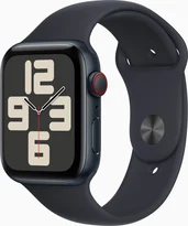 Apple Watch SE (2022) (GPS + cellular) 44mm midnight with sport wristlet S/M midnight