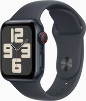 Apple Watch SE (2022) (GPS + cellular) 40mm midnight with sport wristlet S/M midnight