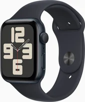 Apple Watch SE (2022) (GPS) 44mm midnight with sport wristlet S/M midnight