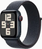 Apple Watch SE (2022) (GPS + cellular) 40mm midnight with Sports Loop ink
