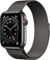 Apple Watch Series 6 (GPS + cellular) 44mm stainless steel graphite with Milanaise-Wristlet graphite
