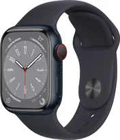 Apple Watch Series 8 (GPS + cellular) 41mm aluminium midnight with sport wristlet midnight
