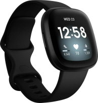 Fitbit Versa 3 activity tracker black/black aluminium 