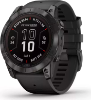 Garmin Fenix 7X Pro Sapphire solar black/carbon grey 