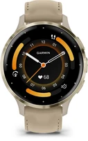 Garmin Venu 3S Soft gold/french grey leather