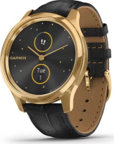 Garmin vivomove Luxe activity tracker black embossed/24k gold 