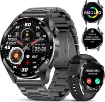 SIEMORL Smartwatch men 1.43" black