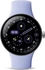 Google pixel Watch 4 (LTE) 41mm polished Silver with sport wristlet Iris