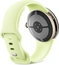 Google pixel Watch 4 (LTE) 41mm Champagne Gold with sport wristlet Lemongrass