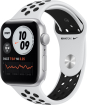 Apple Watch Nike SE (GPS) 44mm silver with sport wristlet platinum/black 