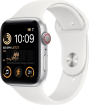 Apple Watch SE 2022 (GPS + cellular) 40mm silver with sport wristlet white 