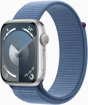 Apple Watch Series 9 (GPS) 45mm aluminium silver with Sports Loop winterblau