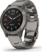 Garmin Fenix 6 Sapphire titanium/vented titanium 