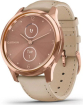 Garmin vivomove Luxe activity tracker light sand/18k rose gold 