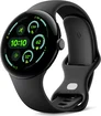 Google pixel Watch 3 (LTE) 45mm Matte Black with sport wristlet Obsidian
