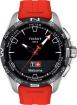 Tissot T-Touch Connect solar black/silver with rubber bracelet red (T121.420.47.051.01)