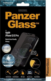 PanzerGlass Edge-to-Edge case Friendly & Dual Privacy & CamSlider для Эпл Айфон 12 Pro/Айфон 12 черный