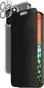 PanzerGlass ultra wide Fit Privacy with EasyAligner для Apple iPhone 15 Pro Max