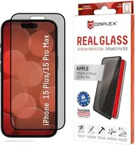 Displex Real glass full cover Privacy для Apple iPhone 15 Pro Max