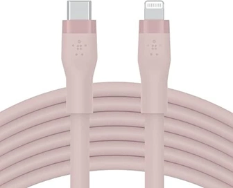 Belkin BoostCharge Flex USB-C/Lightning кабель 3.0m pink