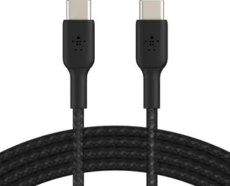 Belkin BoostCharge Braided USB-C to USB-C 1.0m black