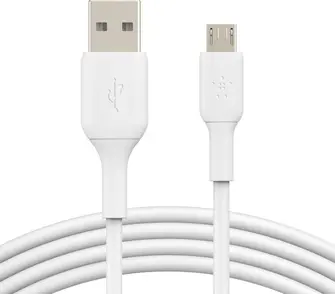 Belkin BoostCharge USB-A to micro USB 1.0m white