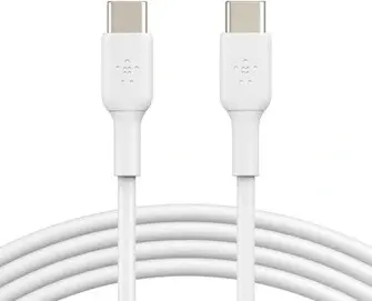 Belkin BoostCharge USB-C to USB-C cable with strap 2.0m white