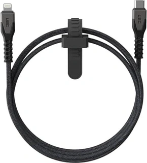 UAG Kevlar Core USB-C to Lightning зарядный кабель 1.5m black/grey