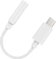 4smarts High Quality adapter Jack 3.5mm to USB-C white