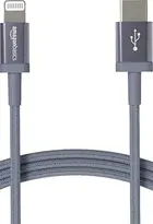 AmazonBasics USB-C-on-Lightning cable 1.82m grey