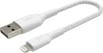 Belkin BoostCharge Braided USB-A to Lightning 0.15m white