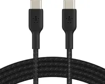 Belkin BoostCharge Braided USB-C to USB-C 1.0m black