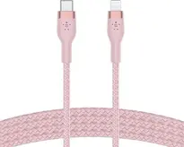 Belkin BoostCharge Pro Flex USB-C/Lightning cable 1.0m pink