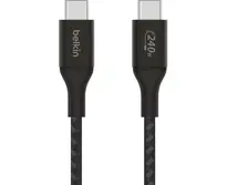 Belkin BoostCharge USB-C/USB-C 240W cable 1.0m black