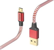 Hama charging /data кабель reflective micro USB-B/USB-A 1.5m red