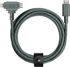 Native Union Belt кабель Duo Slate Green